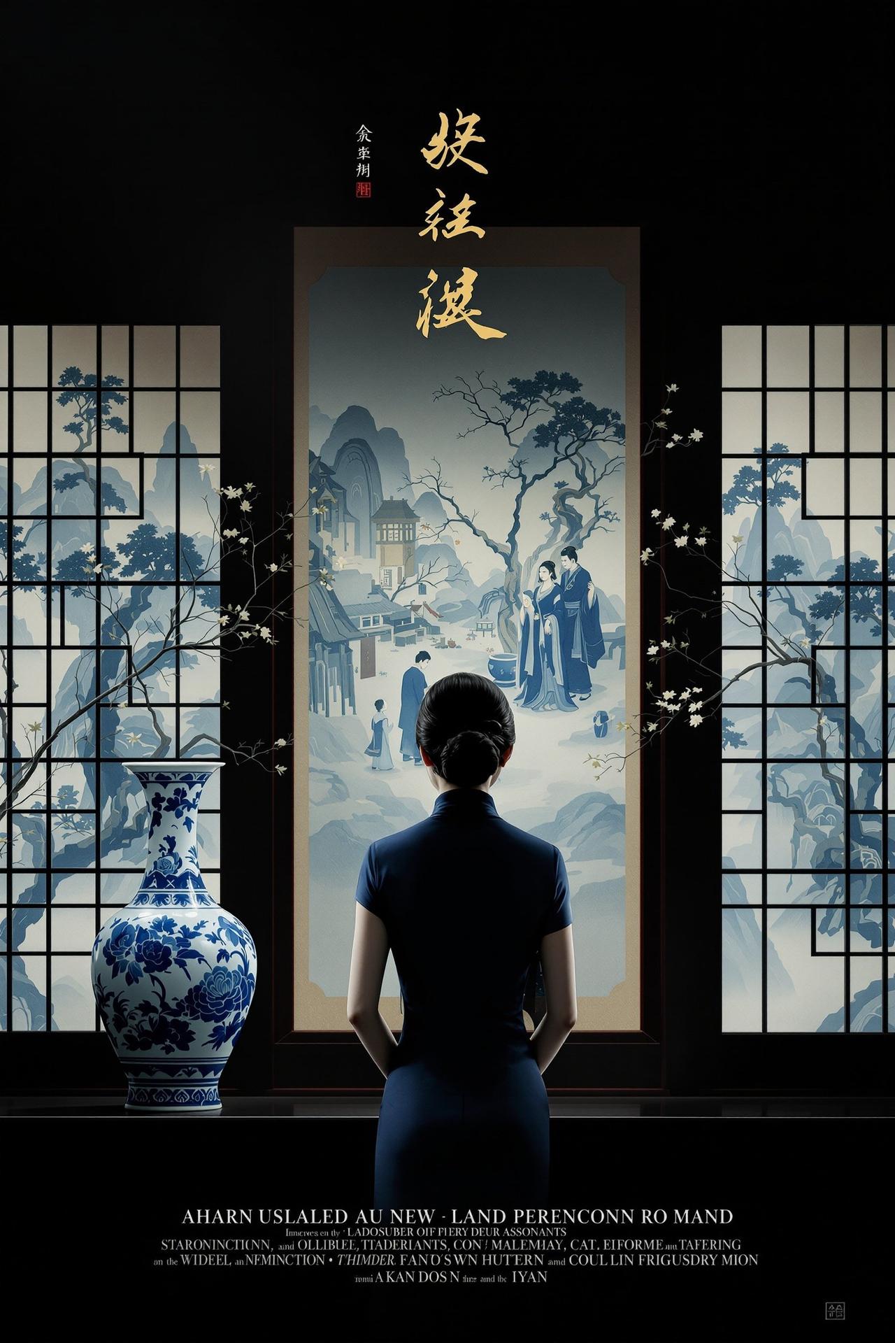 74影院出品电影《青花往事》封面海报