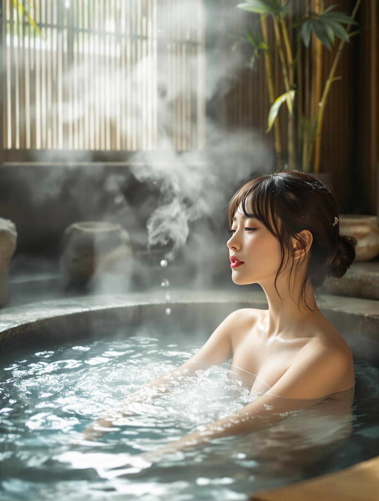 温泉汤浴唯美写真 - 美图网推荐作品